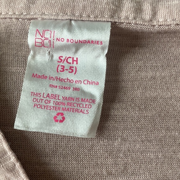 Pink/Cream Color High/Low Button up Top - Picture 3 of 3